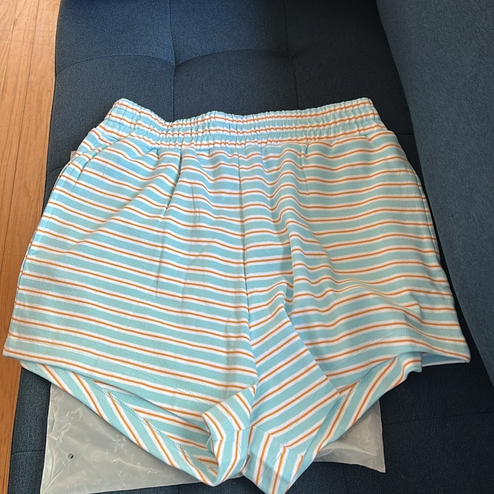 NWT Daily Drills Striped Cotton Shorts - Picture 2 of 5